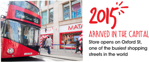 2015, store opens on Oxford Street